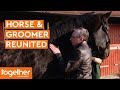 Retired Police Horse Reunited with Groomer | Mounted Branch