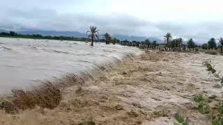 بلوچستان کے علاقہ نوشکی میں بارش سے پیداہونے والا سیلابی صورتحال