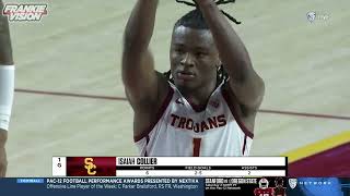 Isaiah Collier scored 19 PTS vs Cal B. in just his 2nd NCAA game