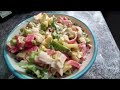 ЛЕГКИЙ ЛЕТНИЙ СЫТНЫЙ САЛАТ ЗА 5 МИНУТ.EASY SUMMER NOURISHING SALAD IN 5 MINUTES.