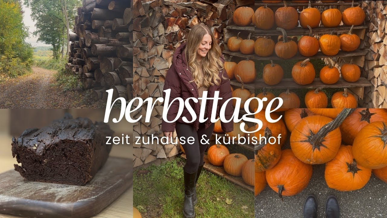 HERBST VLOG 🎃🍂 | Mein anti-entzündlicher Wocheneinkauf, Herbstrezepte & ein Ausflug zum Kürbishof