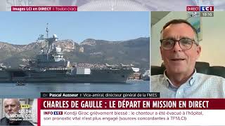 Charles de Gaulle : le départ en mission en direct