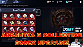 MIR4-ARRANTXA G COLLECTION CODEX UPGRADE | COMBINE SPHERE AND PET | MYSTIQUE