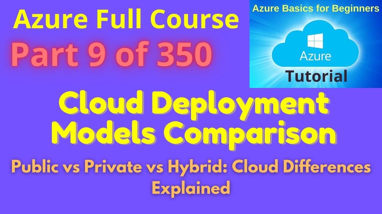 Cloud Deployment Models Comparison Chart