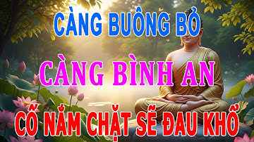 CÀNG BUÔNG BỎ CÀNG BÌNH AN, CỐ NẮM CHẶT SẼ ĐAU KHỔ | Lời Phật Dạy
