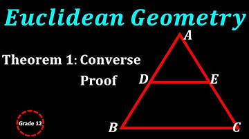 Theorem 1: Converse I Euclidean Geometry
