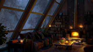 Jazz Relaxing Music in Cozy Reading Nook Ambience 🌧️ Rain & Warm Fireplace Sounds for Sleep, Unwind by Cozy Reading Nook Ambience 625 views 5 days ago 11 hours, 54 minutes