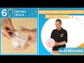 Learn how to make an apple twist in a balloon  60 second skills shorts