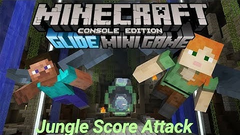 Minecraft Glide Minigame (Jungle Score Attack)