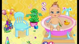 Baby Bathing video gameplay for little kids