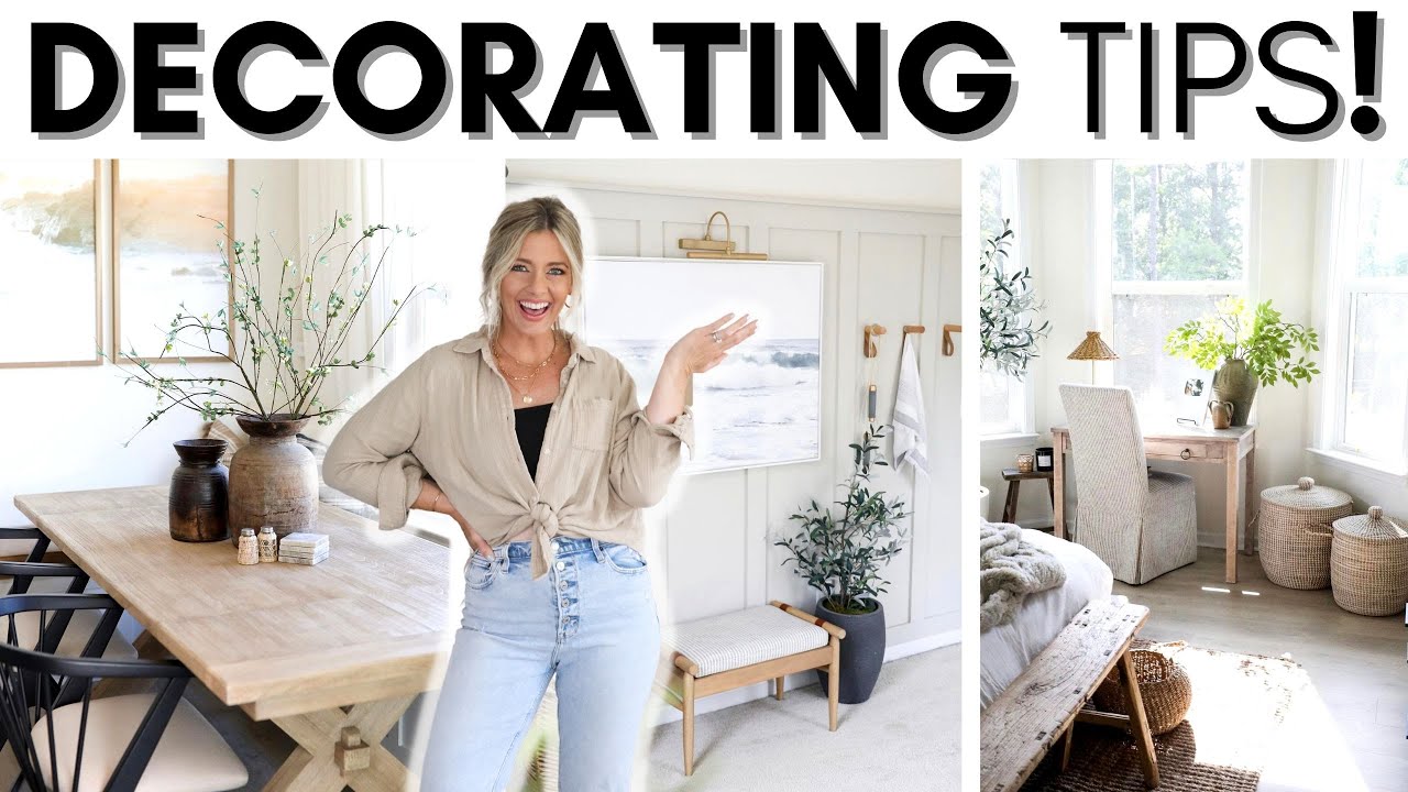 HOME DECORATING TIPS || STYLING IDEAS || MY GO-TO DECORATING TIPS ...
