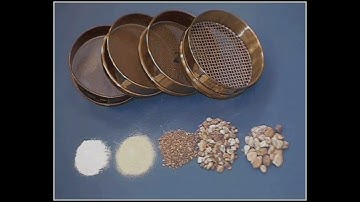 sieve analysis in soil mechanics #civilengineering