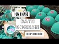 How I Make Bath Bombs - With Recipe!