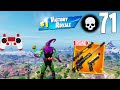 71 Elimination Solo Vs Squads Gameplay Wins (Fortnite Chapter 5 PS4 Controller)