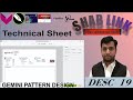 Desc 19| Technical Sheet | gemini pattern designer x19|fashion designer course |shablink |freecad