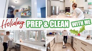 HOLIDAY PREP AND CLEAN WITH ME 🎄 RESETTING THE KITCHEN & TACKLING THE LAUNDRY ROOM | HOMEMAKING 2025