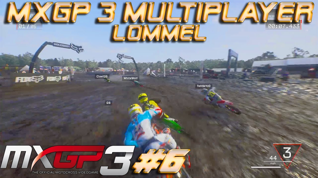 MXGP 3 Lommel Gameplay | MXGP 3 Multiplayer Racing #6