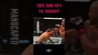 Ciryl Gane KO&#39;s Tai Tuivasa #UFCParis