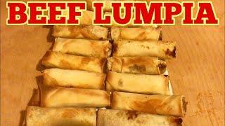 First Time Cooking On The NuWave Air Fryer - Filipino Beef Lumpia - Eggs Roll Recipe