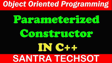 Parameterized Constructor in C++ With Object Oriented Programming | C++ Tutorial in tamil