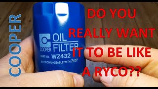 Cooper Wesfil WZ432 Oil Filter Cut Open and Review