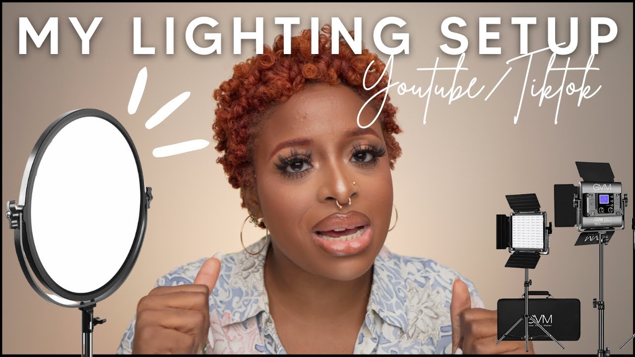 My Youtube Lighting Setup Tips Tricks ft GVM Led Lights YouTube