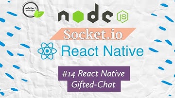 #14 How to use react-native-gifted-chat  #axios #nodejs #reactnative   @Intellect Developer ​