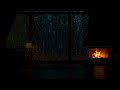 💤🌙 Relaxe e Durma Profundamente 🌧️ Chuva Calmante e Lareira Acolhedora 🔥 Sem Interrupções