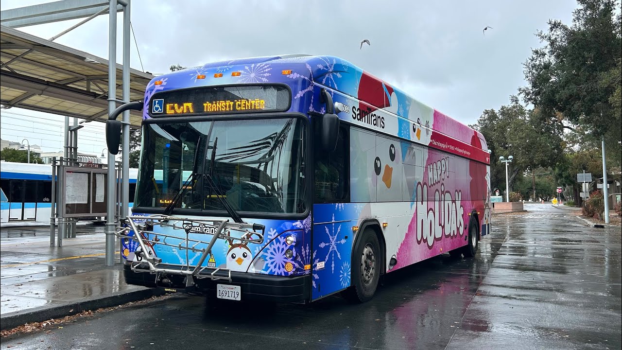 Happy New Years! San Mateo County Transit District: 2024 Gillig Low Floor Plus EV 