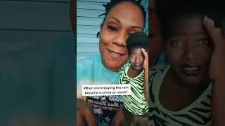 Black woman calling Drew Barrymore racist for dancing in the rain