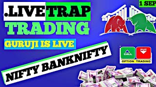 Live intraday Trading Nifty50& Banknifty Jackpot Capture Trade 01/09/2023 Today@gurutradinghub123