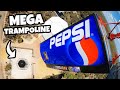 400kg Vending Machine Vs. World's Strongest Trampoline from 45m