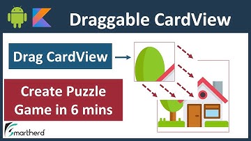Draggable CardView: How to make a Card Draggable? Android Studio Tutorial (Kotlin)
