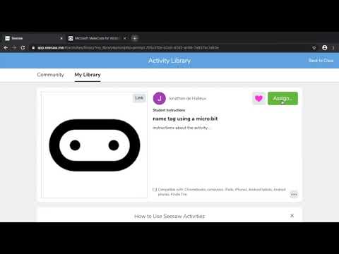 MakeCode and SeeSaw Activities
