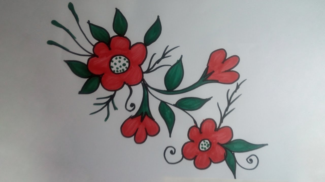 Featured image of post Simple Flower Drawing Colour Easy / With these easy tutorials, you will definitely become better.