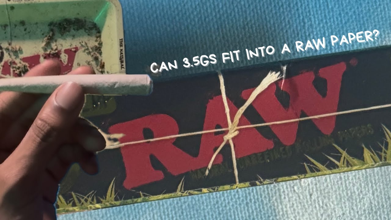 How Many Grams Can Fit Into A RAW Paper