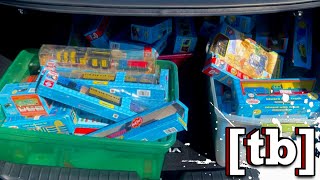 SAVING A CAR LOAD OF TRACKMASTER & TOMY TRAINS: Saved From Scrap! TTTE Birthday Lot Unboxing 2023