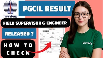 pgcil field supervisor, engineer result 2025 | powergrid field supervisor, engineer result 2025