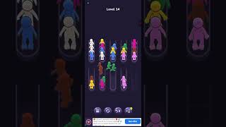 13-25 Level crowd sort Color puzzle game 2025 screenshot 3