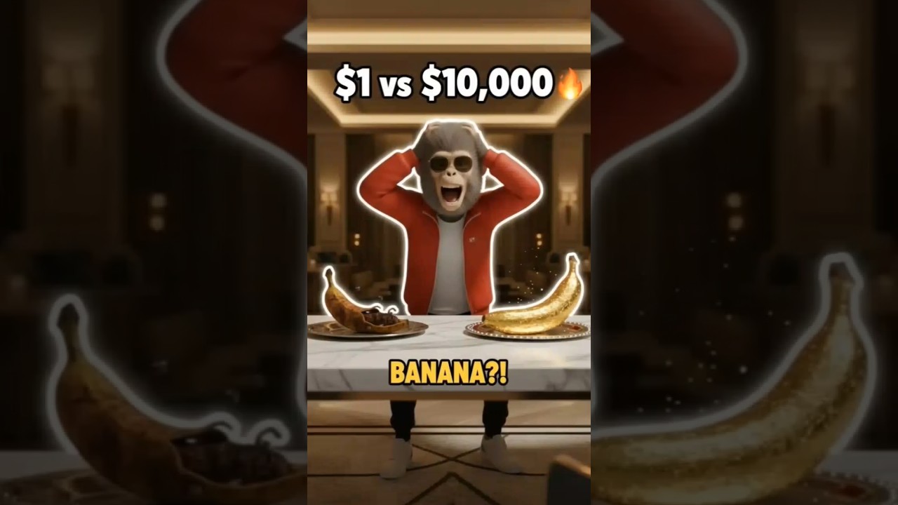 ​I Ate A $10,000 Gold Banana! 🍌💰