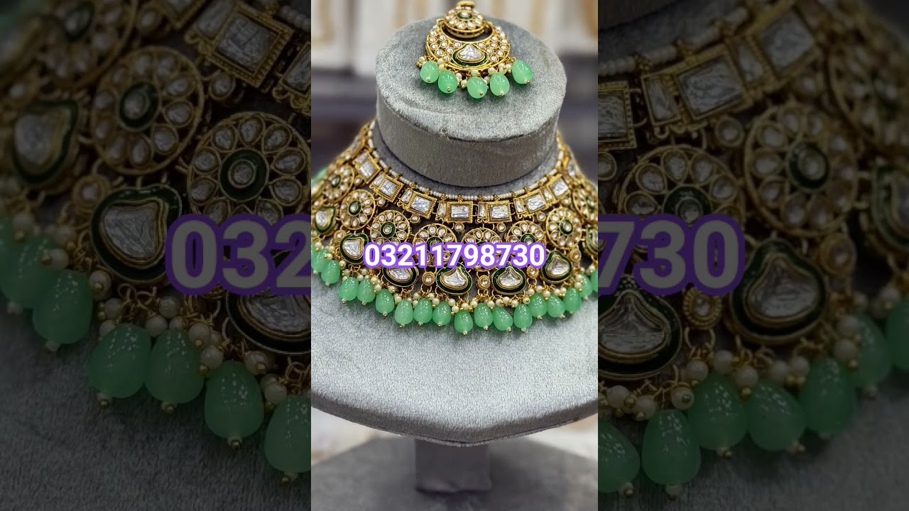 collar necklace set Shipping Worldwide Like n subscribe my channel Contact no 03211798730