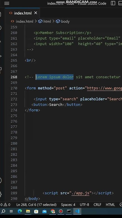 Comment Html code | How to comment code - YouTube