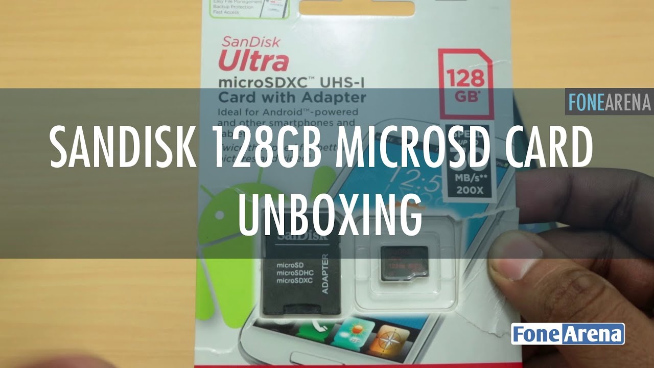 SanDisk Ultra 128 GB Micro SDXC Memory Card & SD Adapter