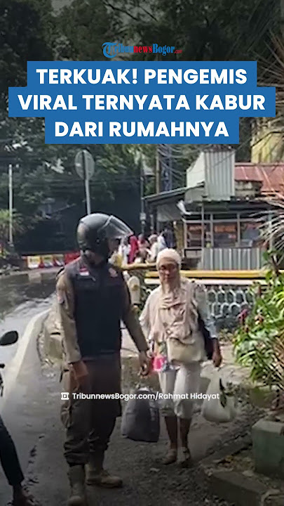 TERKUAK! Emak-emak Pengemis Viral Ternyata Kabur dari Rumahnya, Alasan Masalah Keluarga