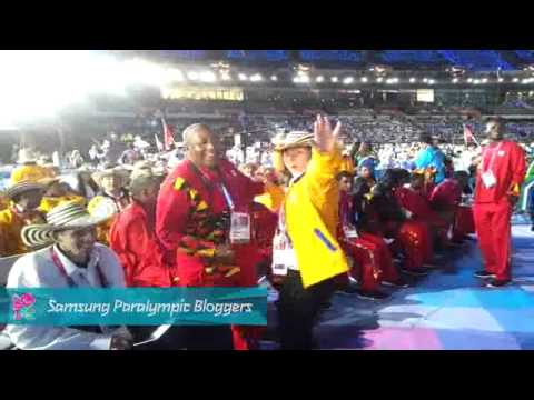 Samsung Blogger - Colombia Dancing During Opening Ceremony - London Paralympics 2012