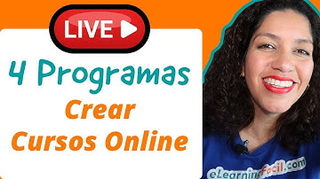 4 Programas para Crear Cursos Online. iSpring, eXelearning, Captivate, Camtasia