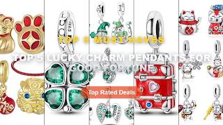 Full Top 5 Lucky Charm Pendants For Good Fortune: Top 5 Best Sellers - 925 Sterling Silver Charms Maneki Guide