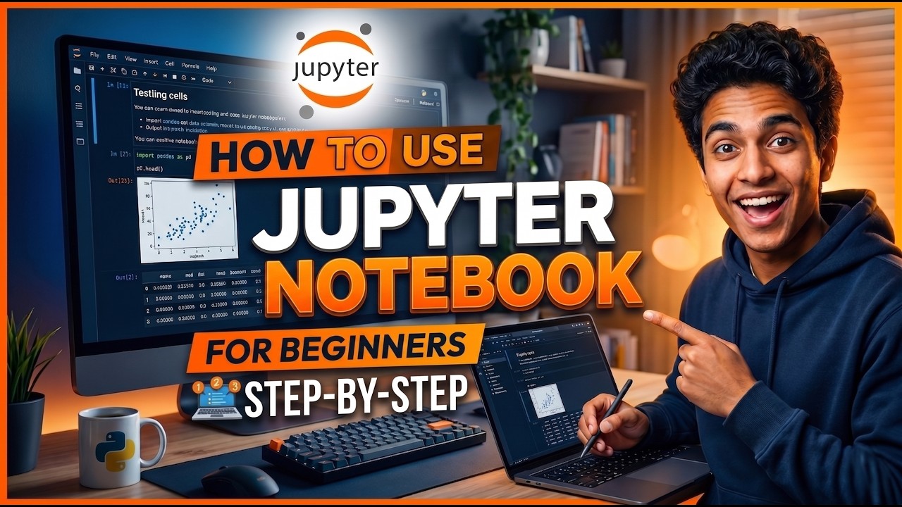 How To Use Jupyter Notebook for Beginners | Step-by-Step - YouTube