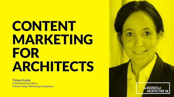 116: Content Marketing for Architects with Timea K...