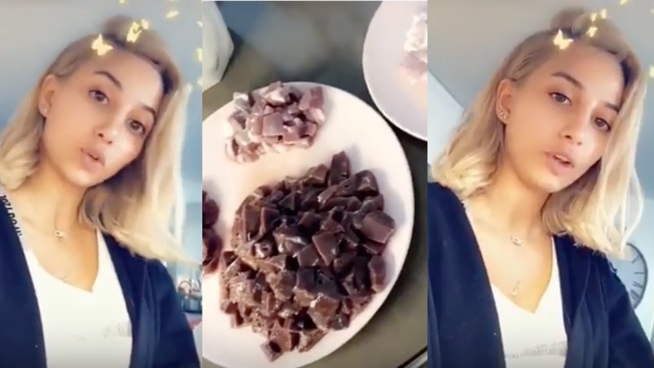 مودل روز تطبخ مخ وكبدة 💕💖